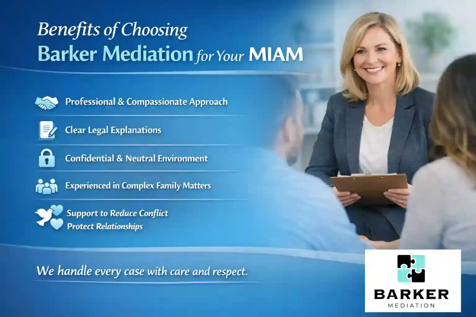 Benefits of Choosing Barker Mediation for Your MIAM Huntingdon